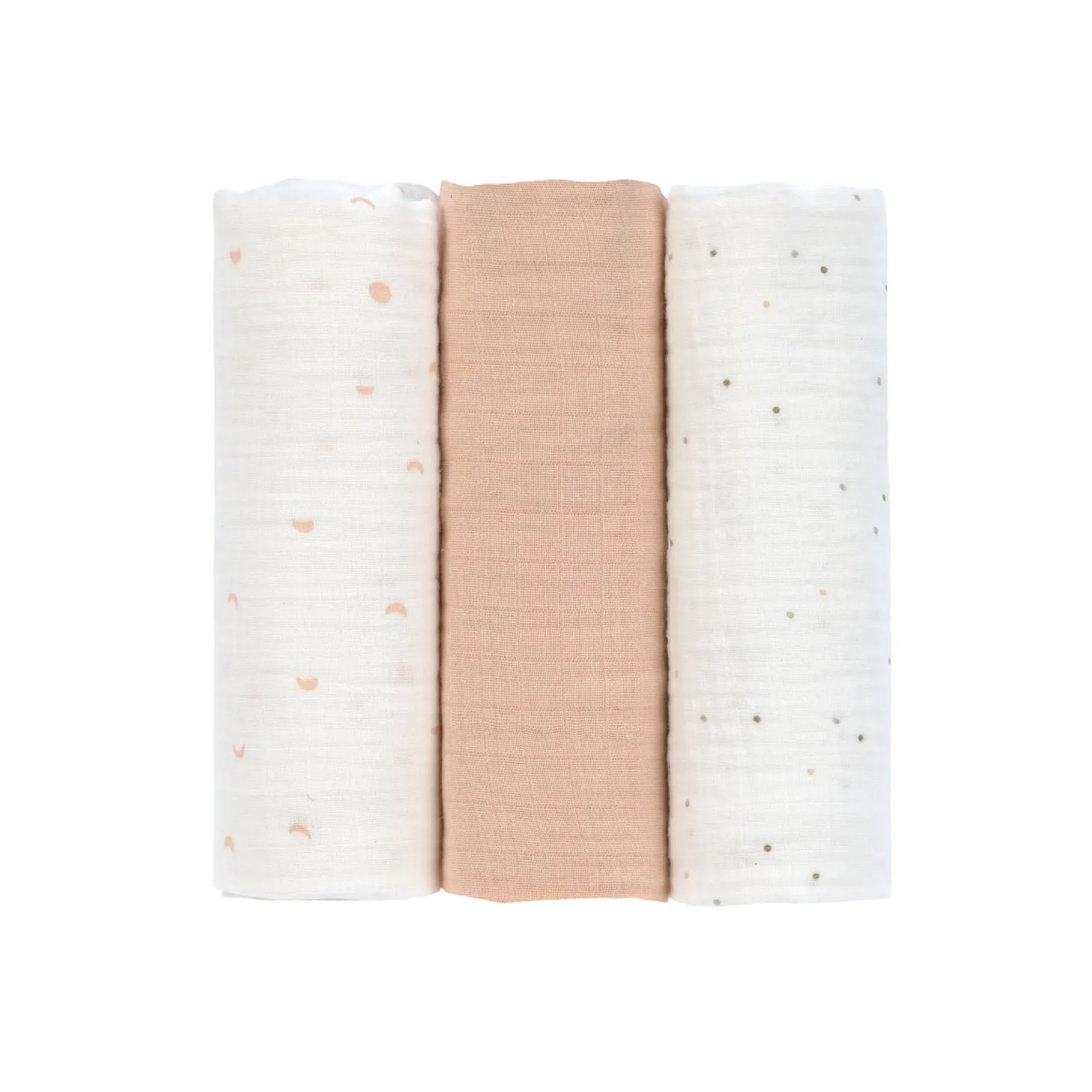 Lässig Lange mousseline L Lune Pêche/blanc L