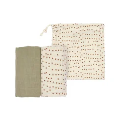 Lässig                    2 langes mousseline    Caramel