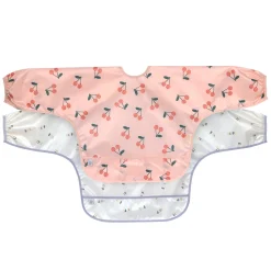 Lässig                    Lot de 2 bavoirs manches longues    Happy Fruits Rose