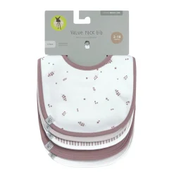 Lässig                    Lot de 5 bavoirs éponge    Fruits Rouges Violet