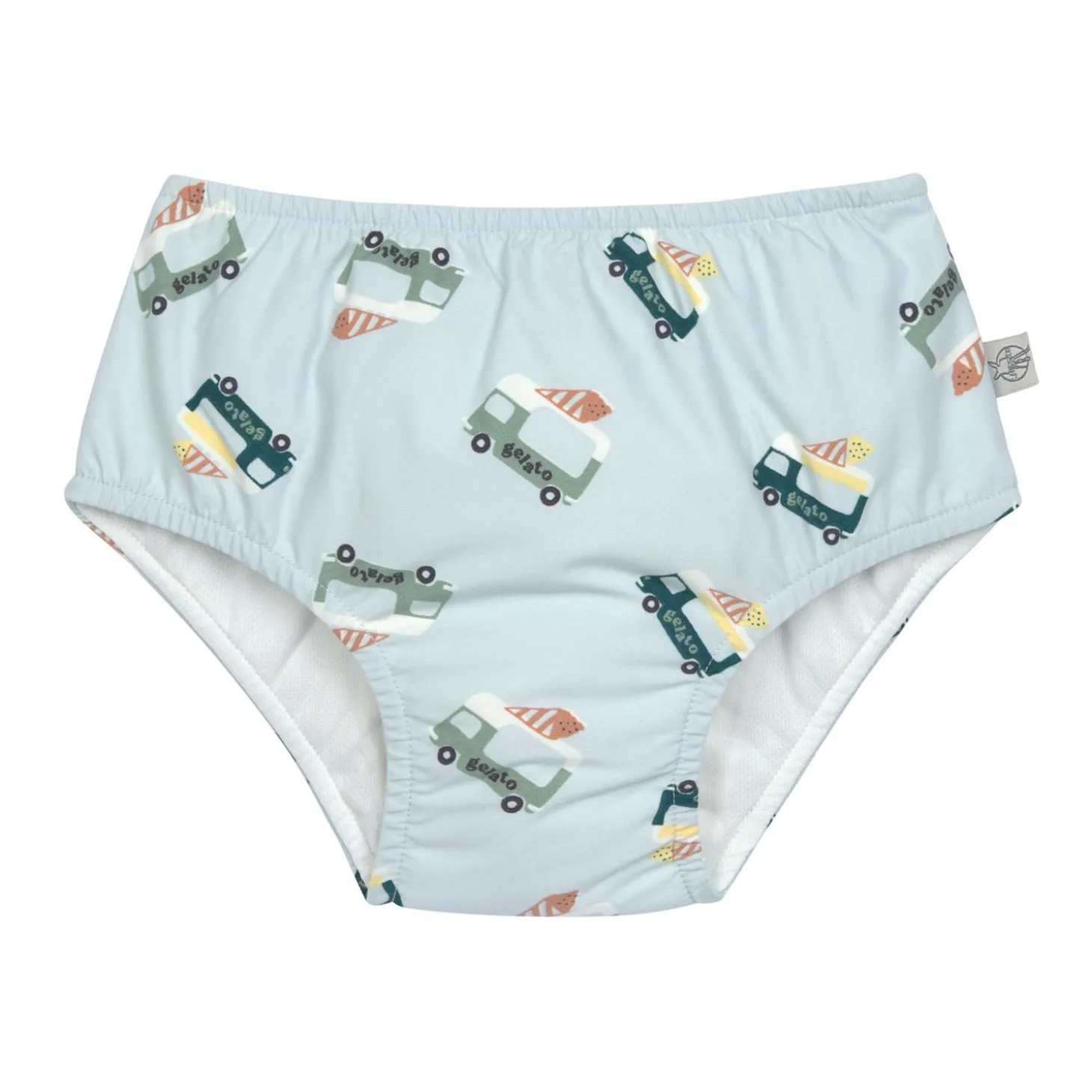 Lässig Maillot de bain couche Camion de glace Bleu
