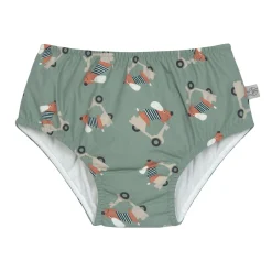 Lässig                    Maillot de bain couche Scooter/Chien    Vert