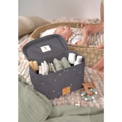 Lässig                    Panier nurserie nomade Universe    Anthracite