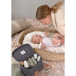 Lässig                    Panier nurserie nomade Universe    Anthracite