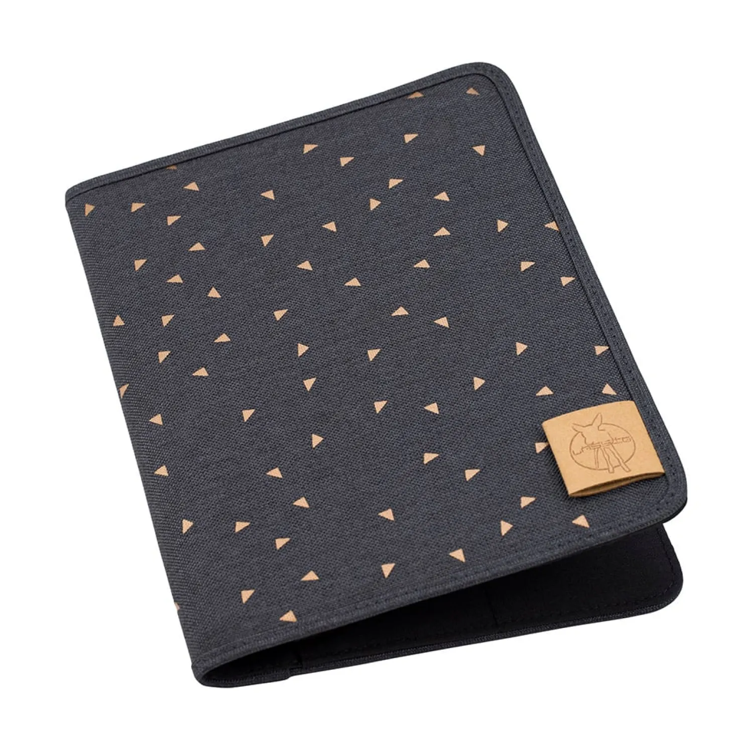 Lässig Pochette organiseur Parent / carnet de santé Casual triangle Gris Foncé