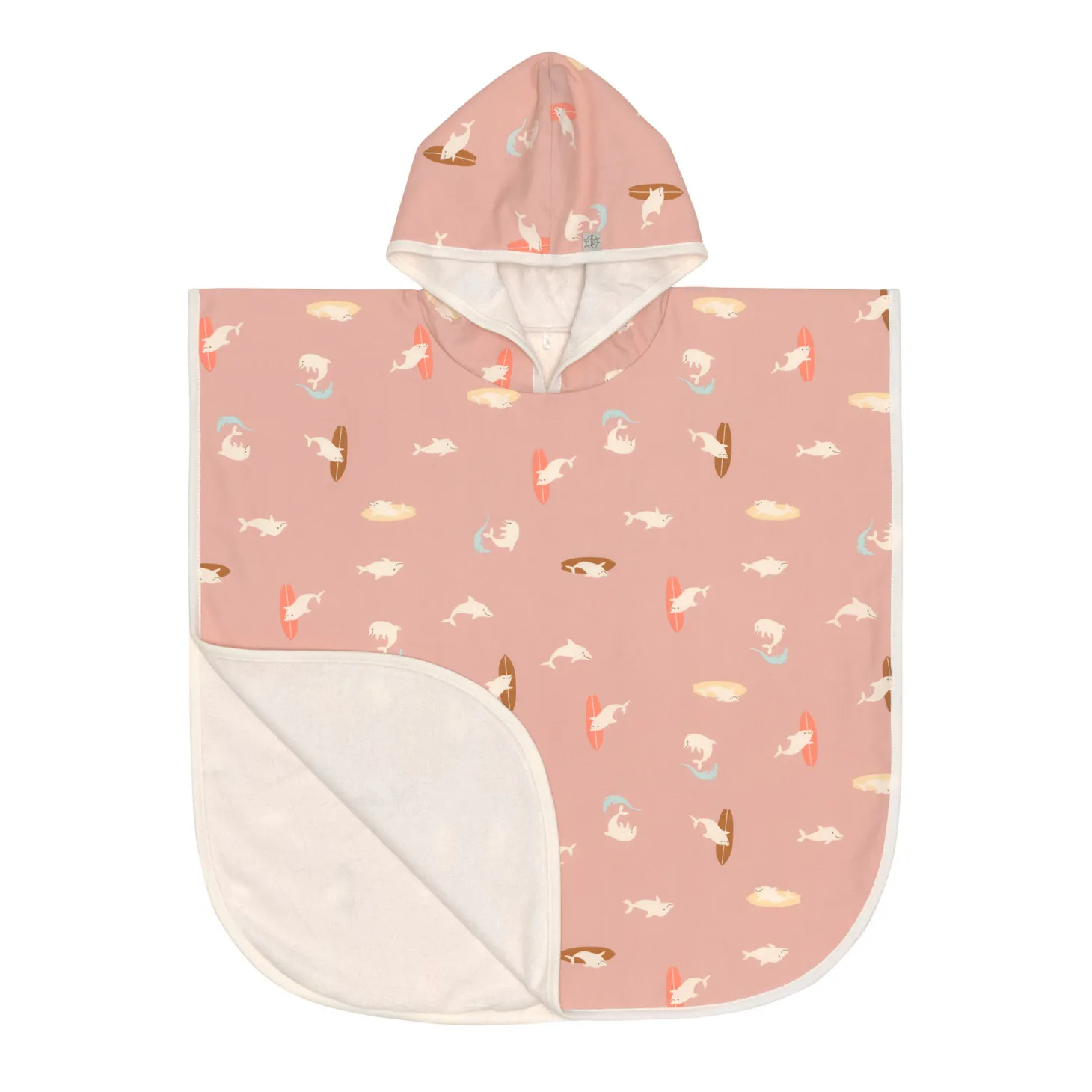 Lässig Poncho de plage Dauphin Pêche 12-36 mois