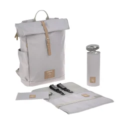 Lässig Sac à dos à langer Rolltop Green Label Gris