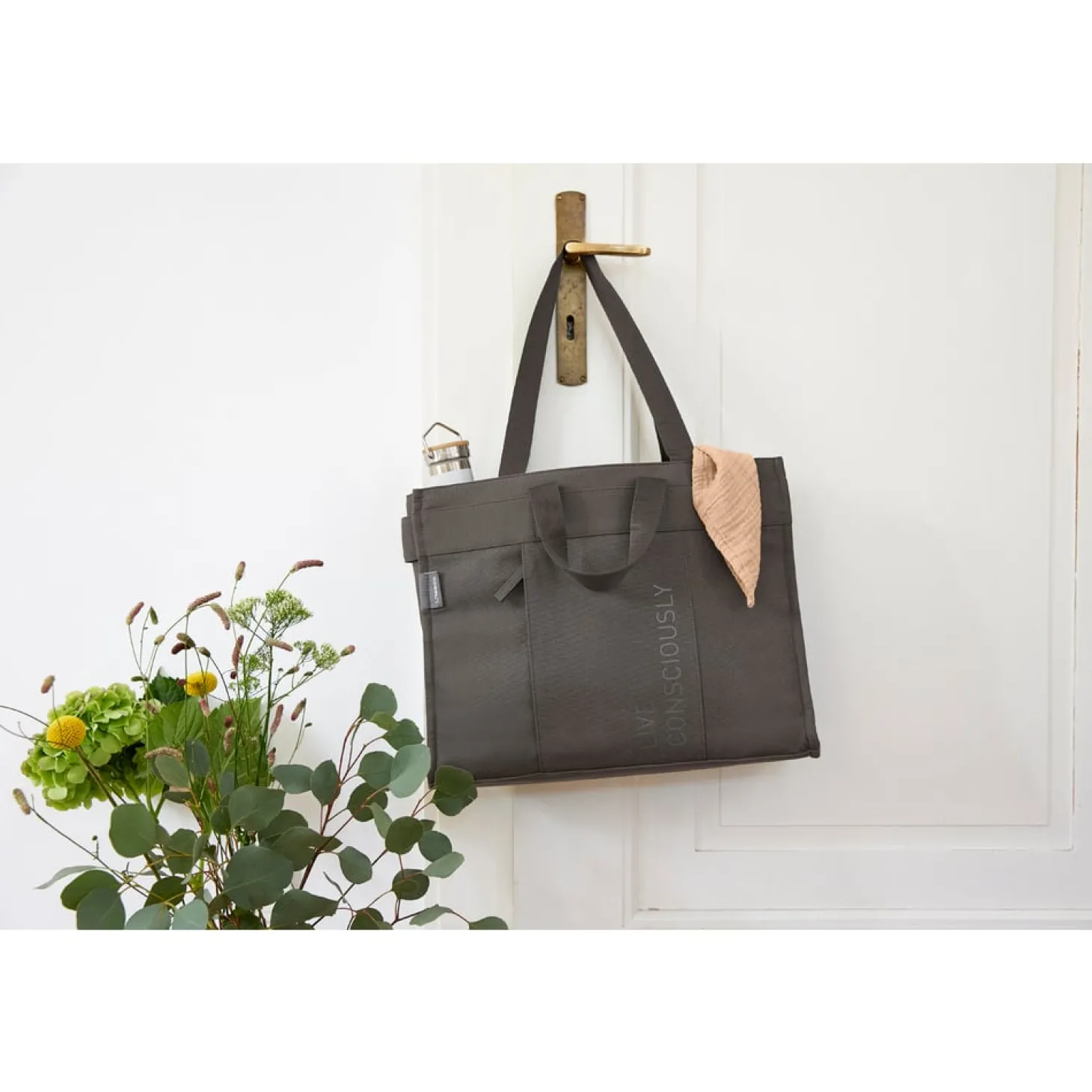 Lässig Sac à langer Gre Tote up Anthracite