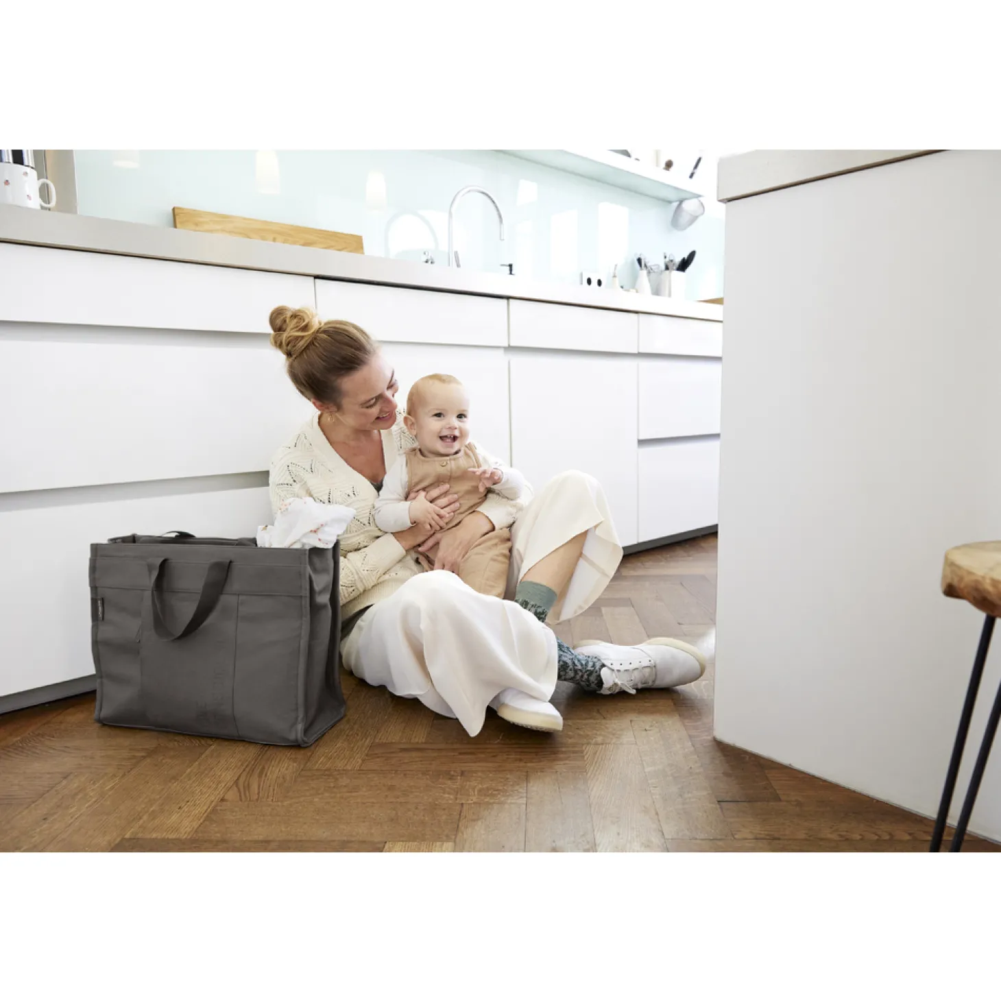 Lässig Sac à langer Gre Tote up Anthracite