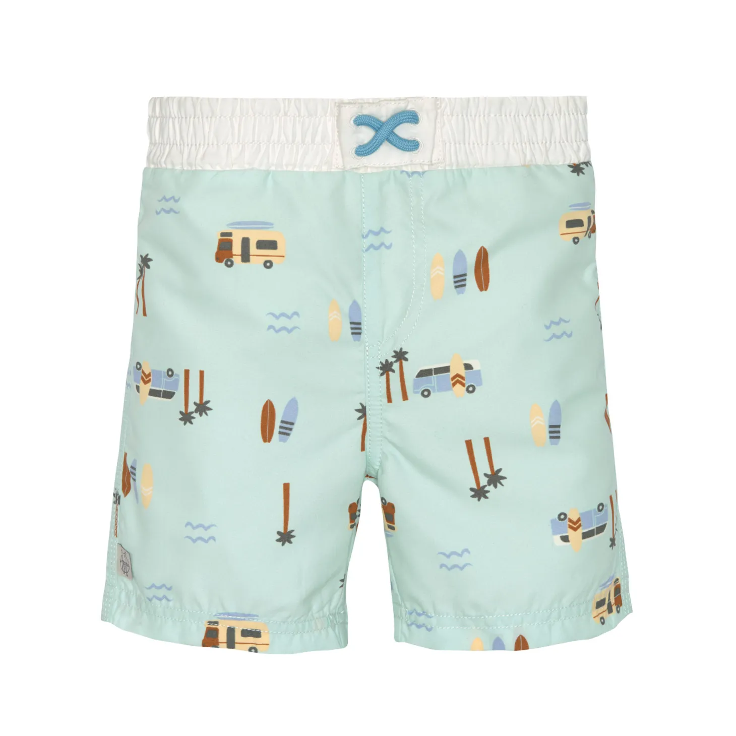 Lässig Short de bain Camper Vert écume 19-24 mois