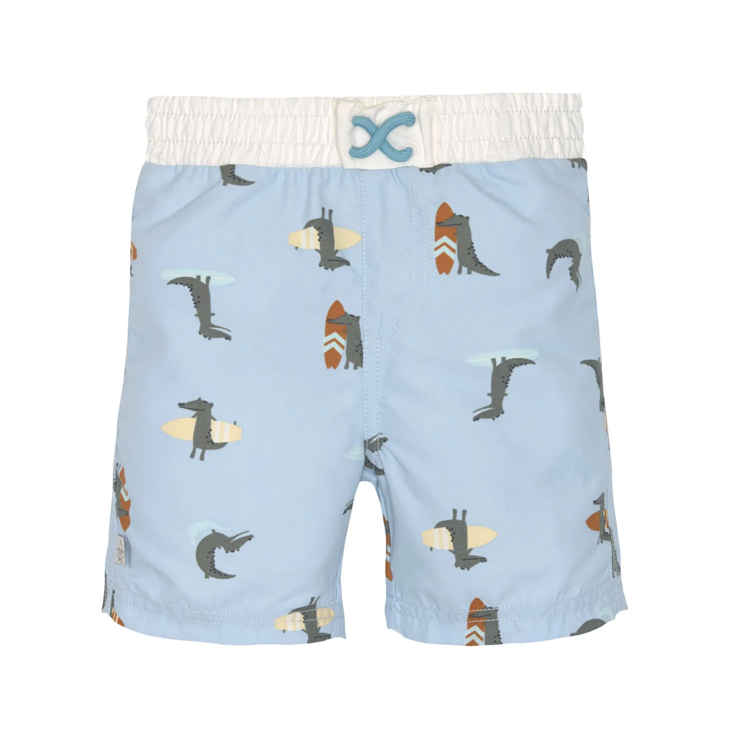 Lässig Short de bain Crocodile Bleu ciel