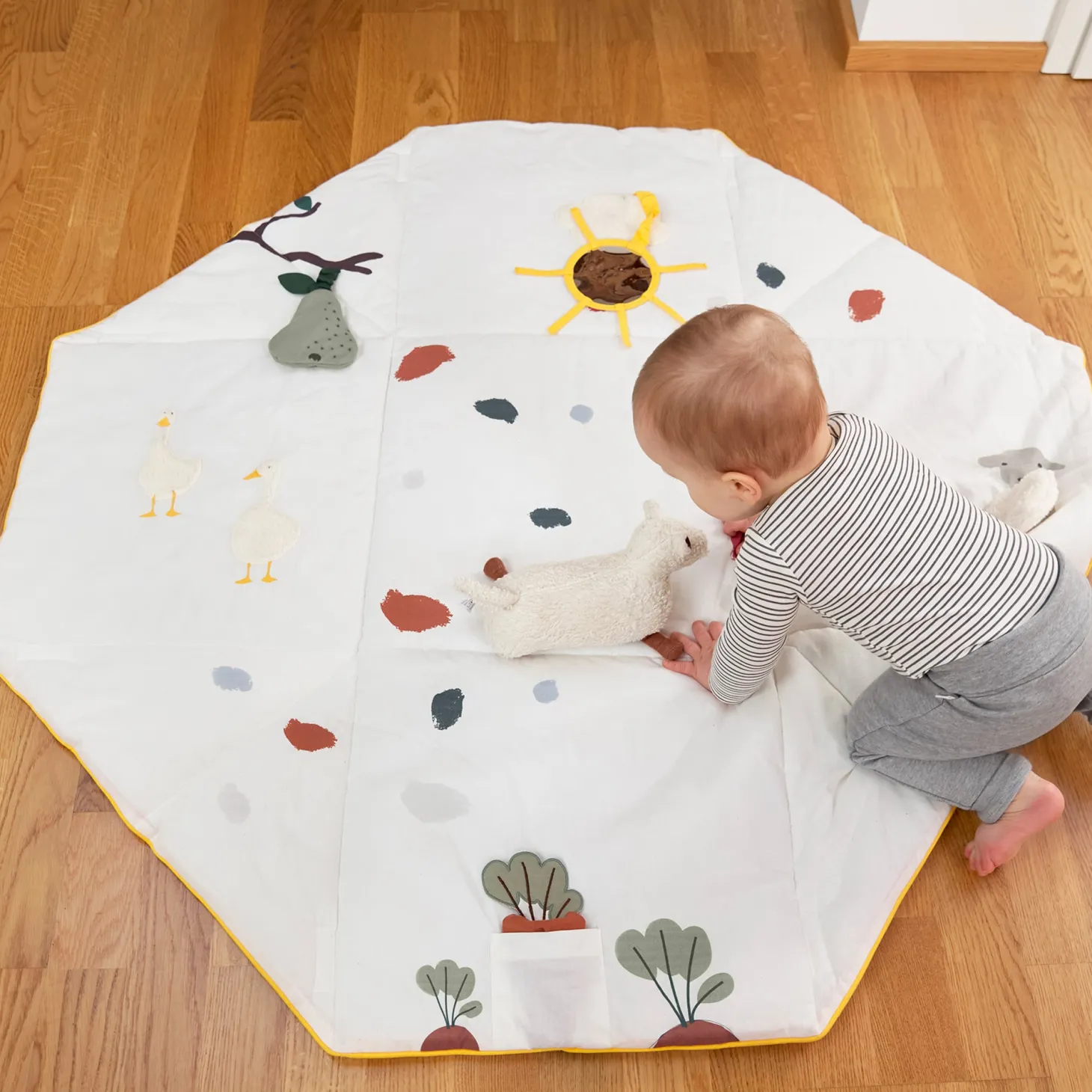 Lässig Tapis déveil Tiny Farmer Multicolore