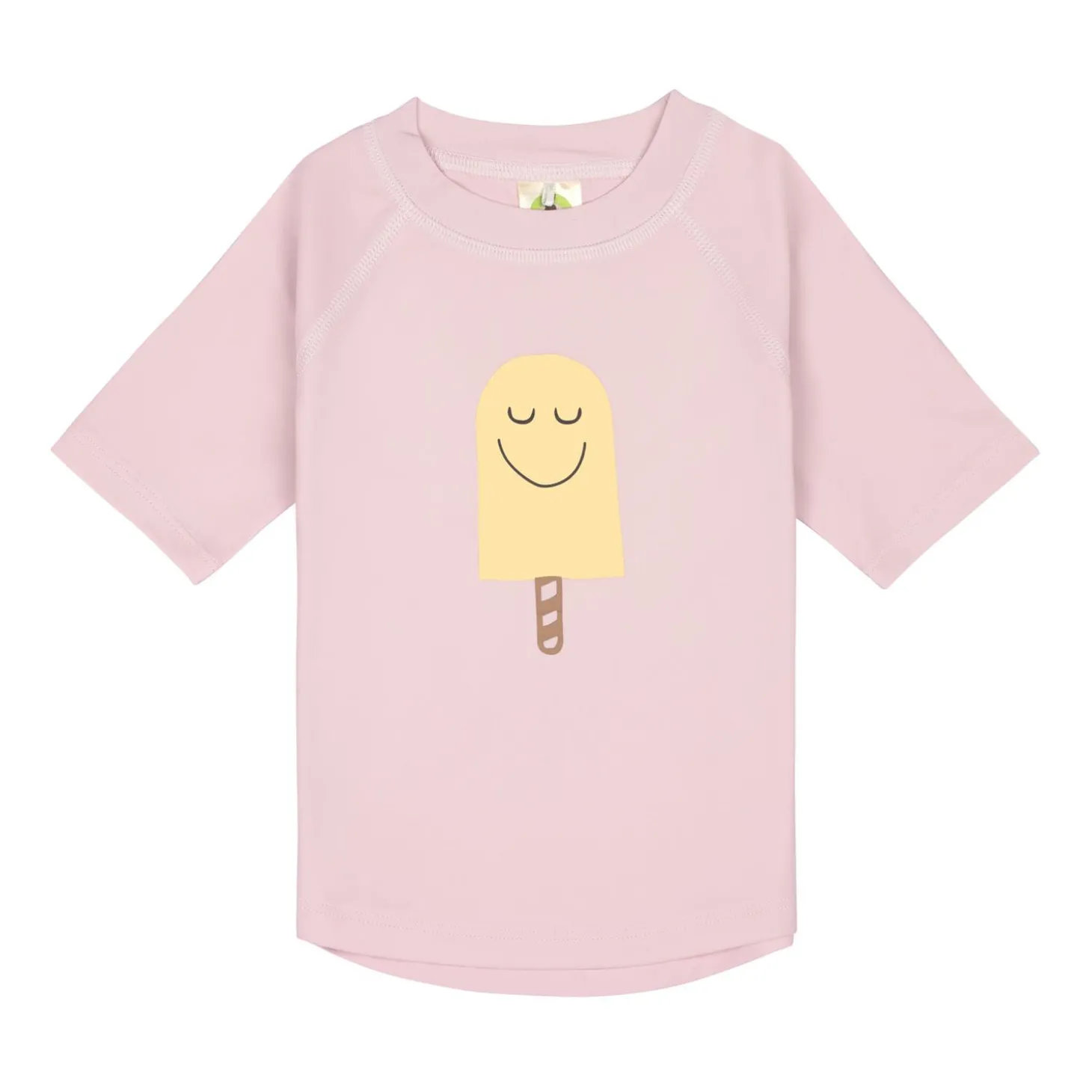 Lässig T-shirt anti-UV manches courtes Bâtonnets glacés Rose