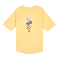 Lässig                    T-shirt anti-UV manches courtes Ice Cream    Jaune pâle