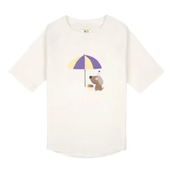 Lässig                    T-shirt anti-UV manches courtes Ice Cream/Chien    Sel marin