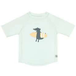 Lässig                    T-shirt anti-UV manches courtes Crocodile    Vert écume