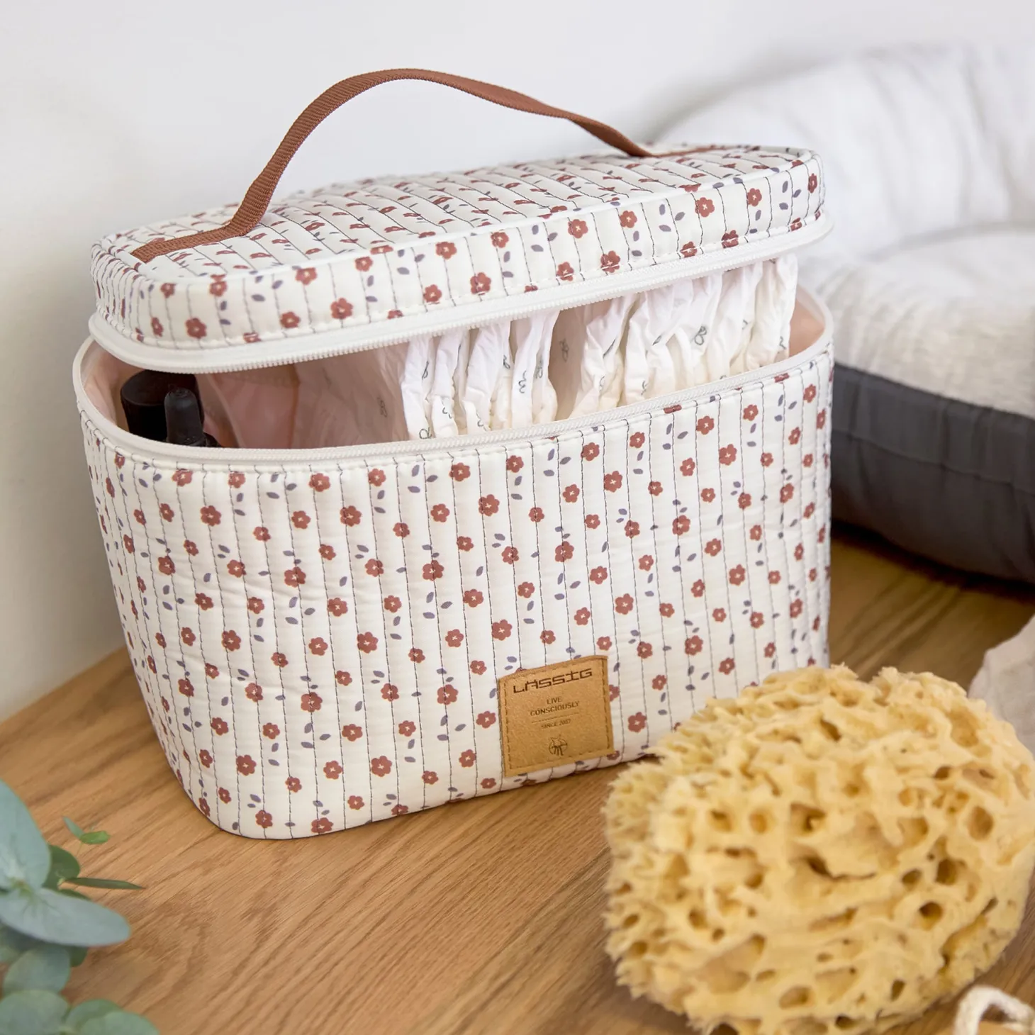 Lässig Vanity nomade Fleurs Casual Blanc