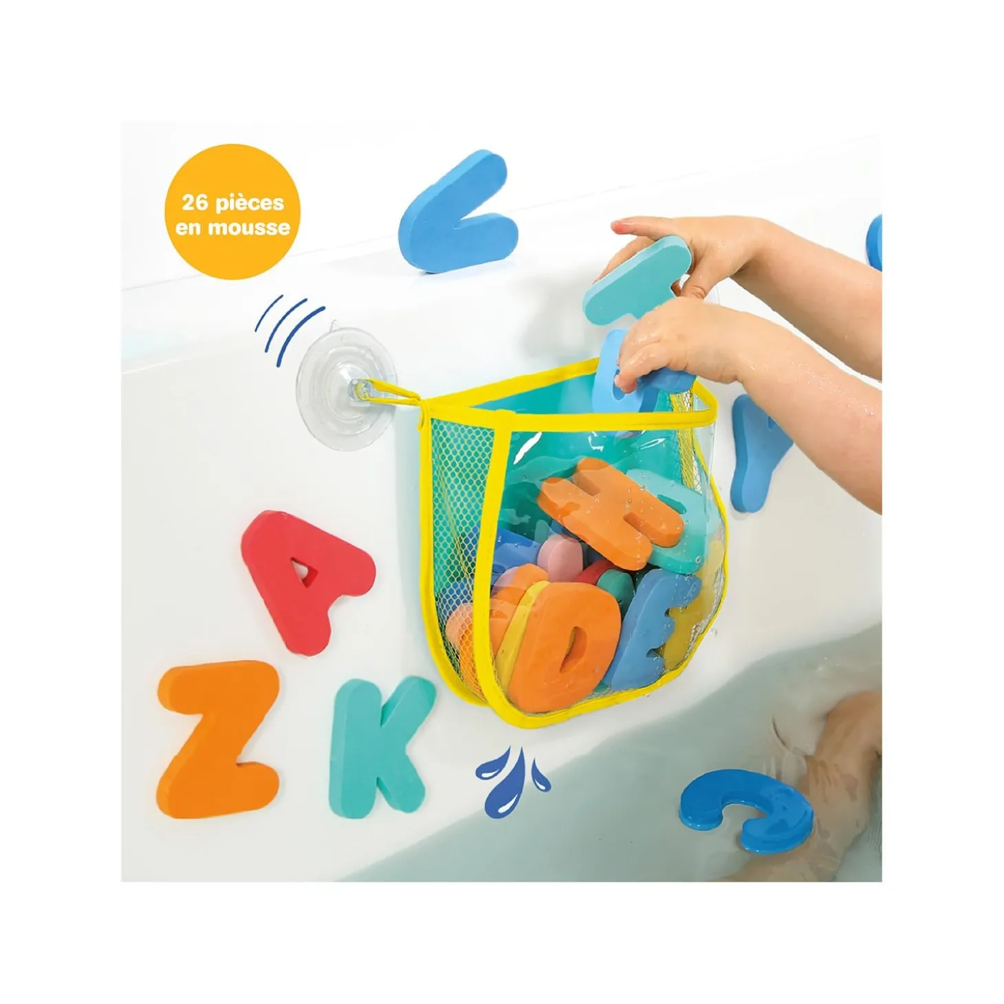Ludi Alphabet de Bain Multicolore