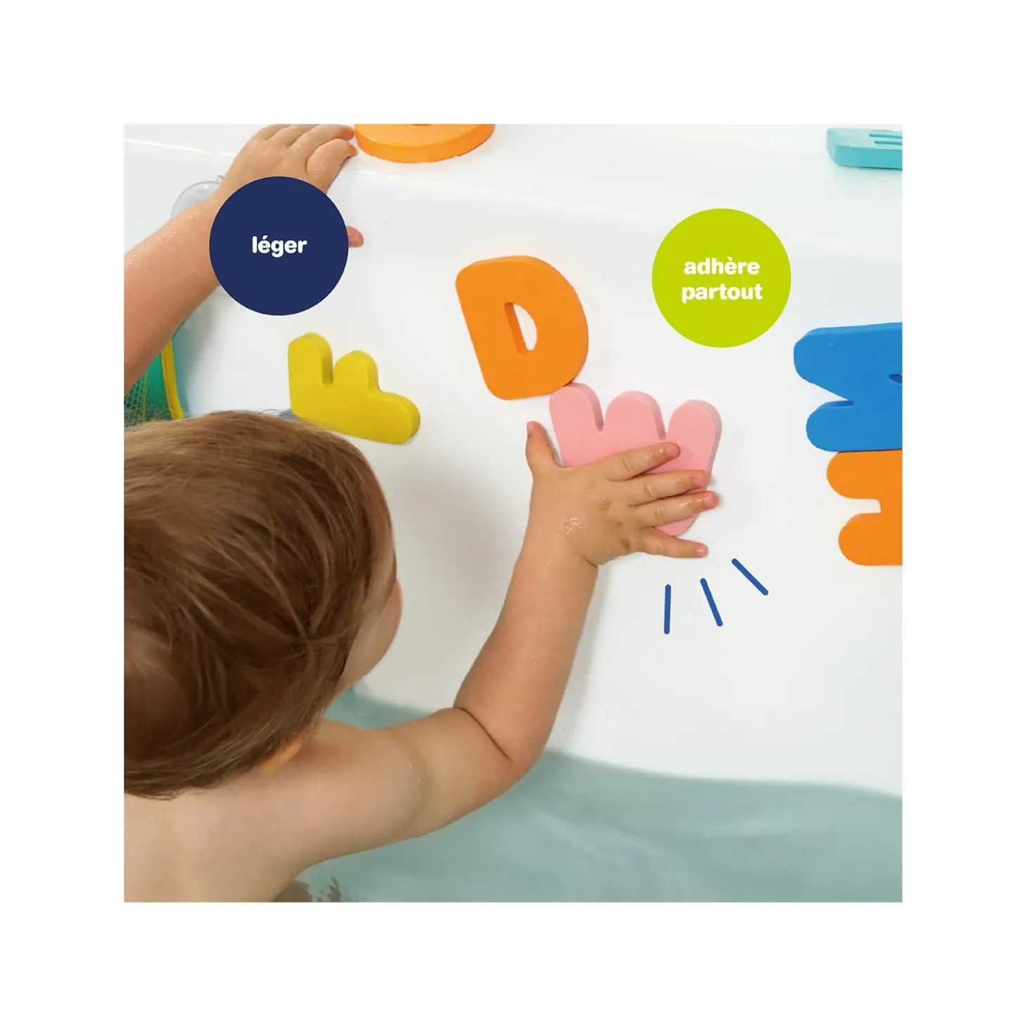 Ludi Alphabet de Bain Multicolore