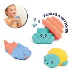 Ludi                    3 aspergeurs lavable Aquacopains    Multicolore