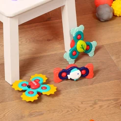 Ludi 3 Baby Spinners Multicolore 10 mois
