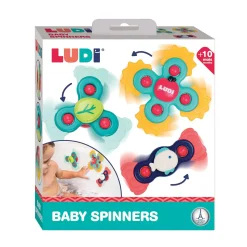 Ludi                    3 Baby Spinners    Multicolore            10 mois