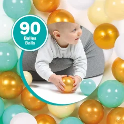 Ludi 90 Balles de jeu Multicolore