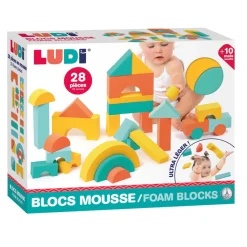 Ludi                    Blocs de construction en mousse    Multiolore