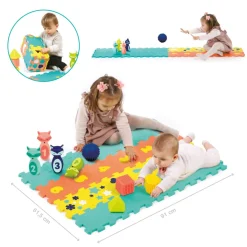 Ludi                    Coffret d'activites tapis, quilles, formes    Multicolore            10 mois