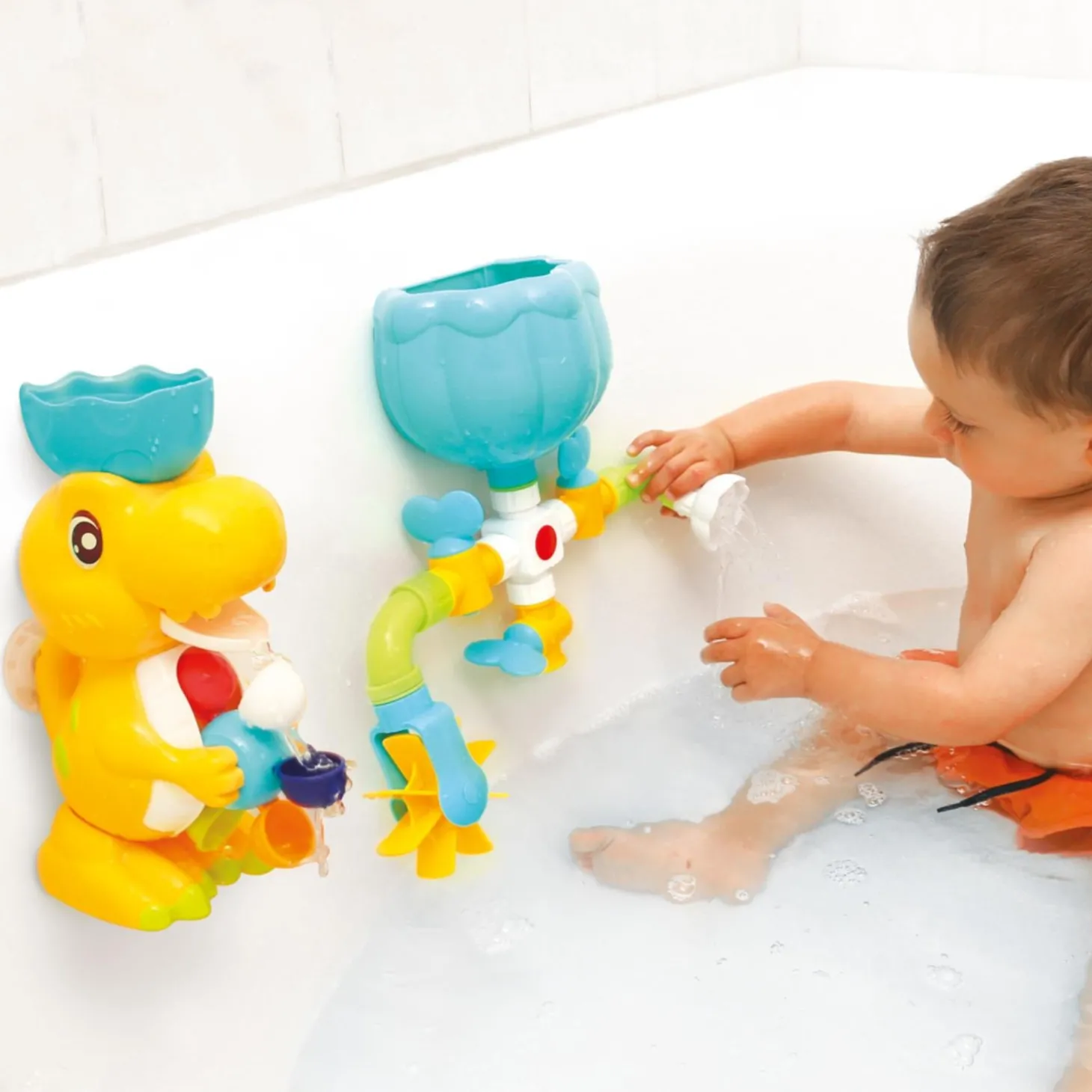 Ludi Coffret de bain Dino Multicolore