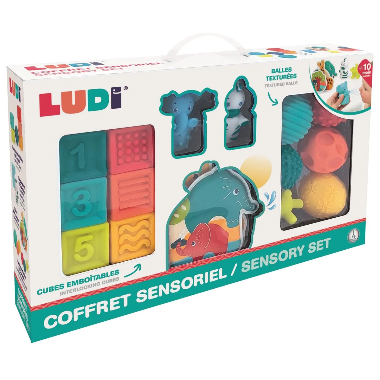 Ludi Coffret d'éveil Jungle Multicolore