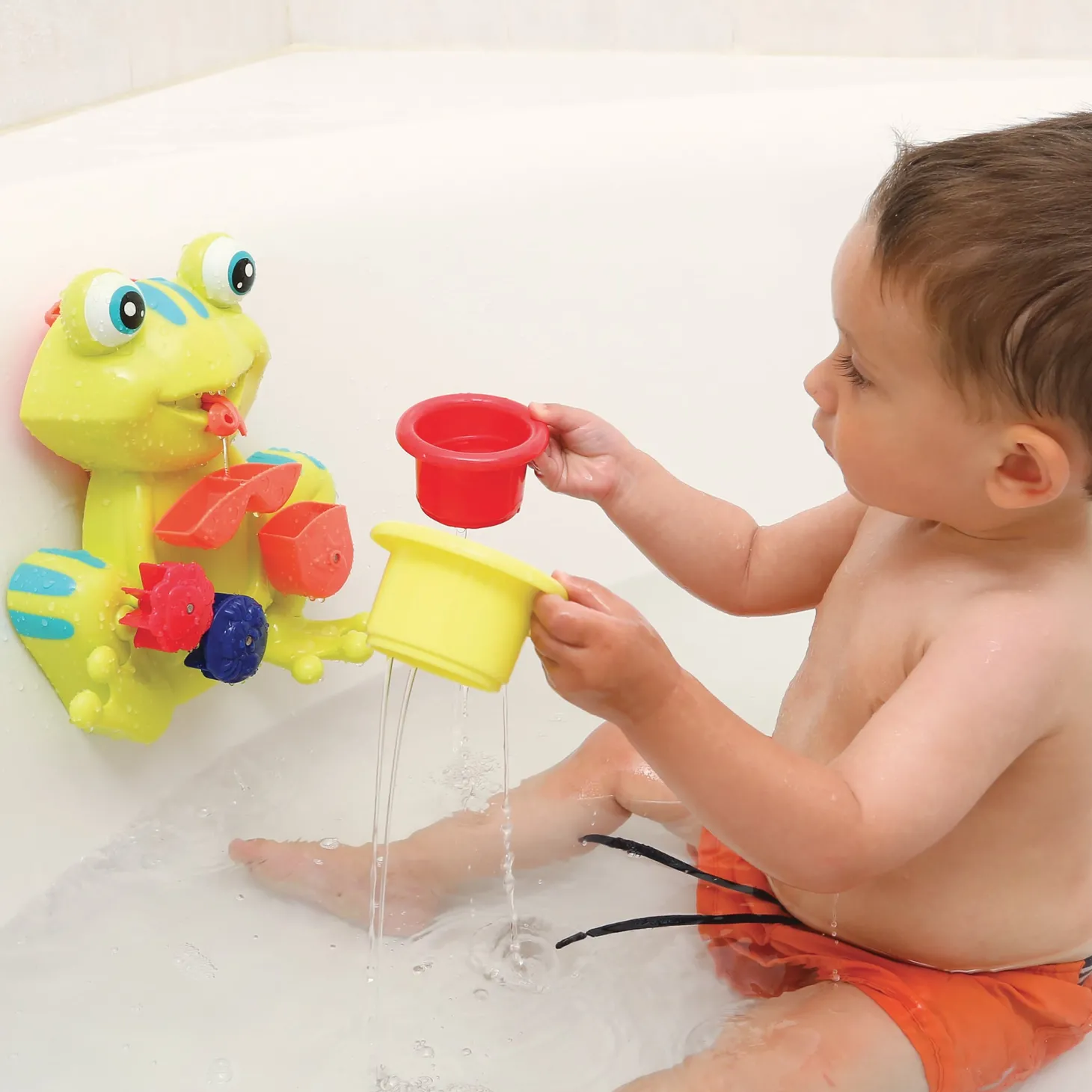Ludi Coffret jouets de bain Grenouille Multicolore
