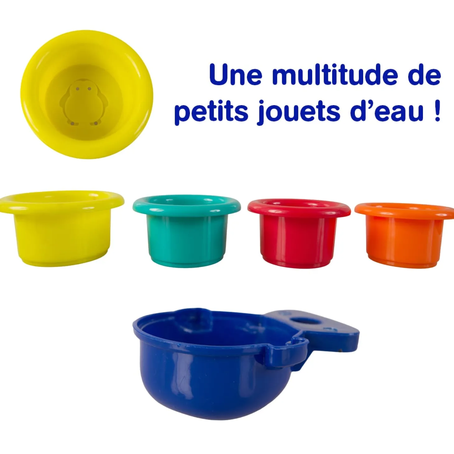 Ludi Coffret jouets de bain Grenouille Multicolore