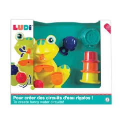 Ludi Coffret jouets de bain Grenouille Multicolore