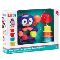 Ludi                    Coffret jouets de bain Pingouin    Multicolore