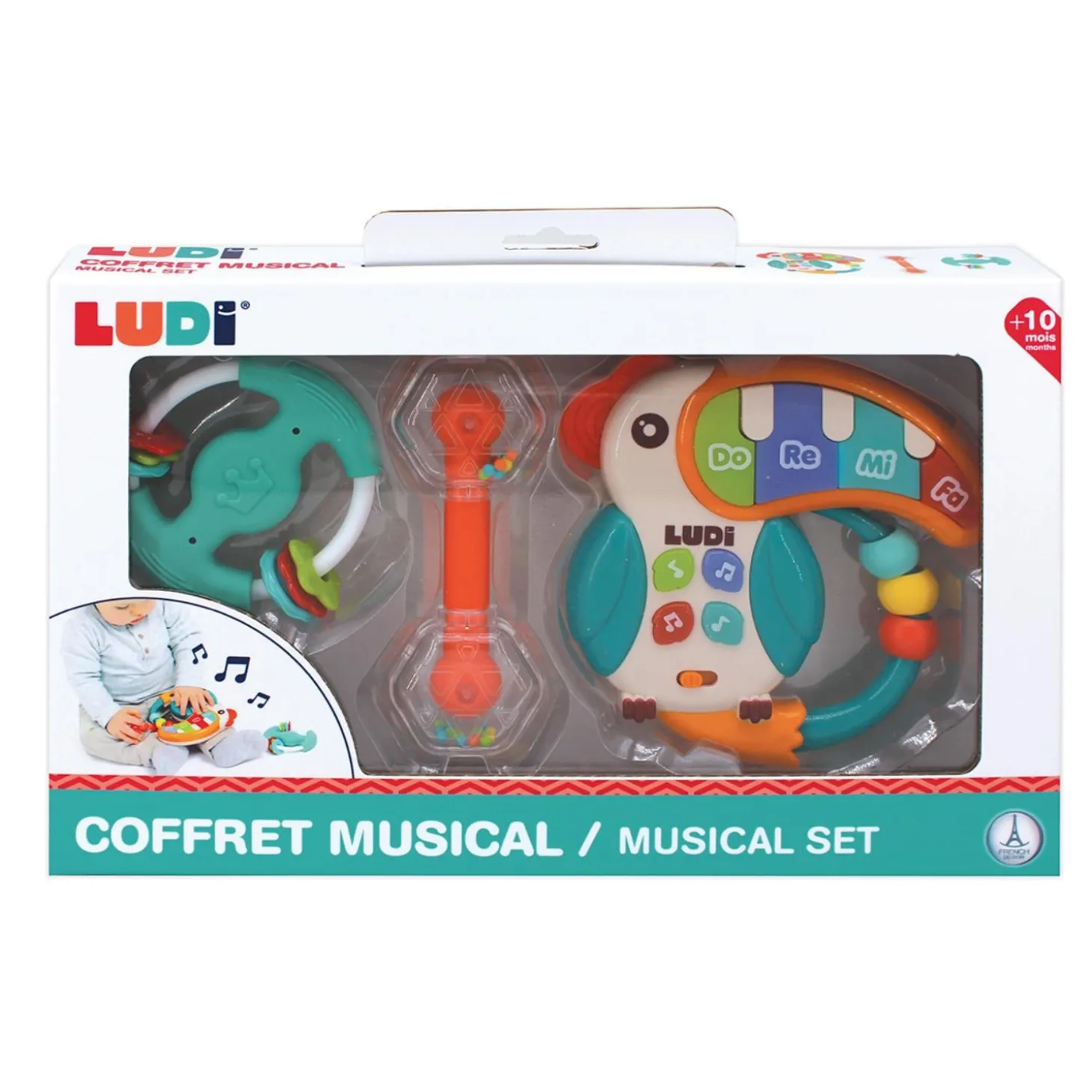 Ludi Coffret musical Multicolore 10 mois
