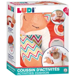 Ludi                    Coussin d'activités    Orange