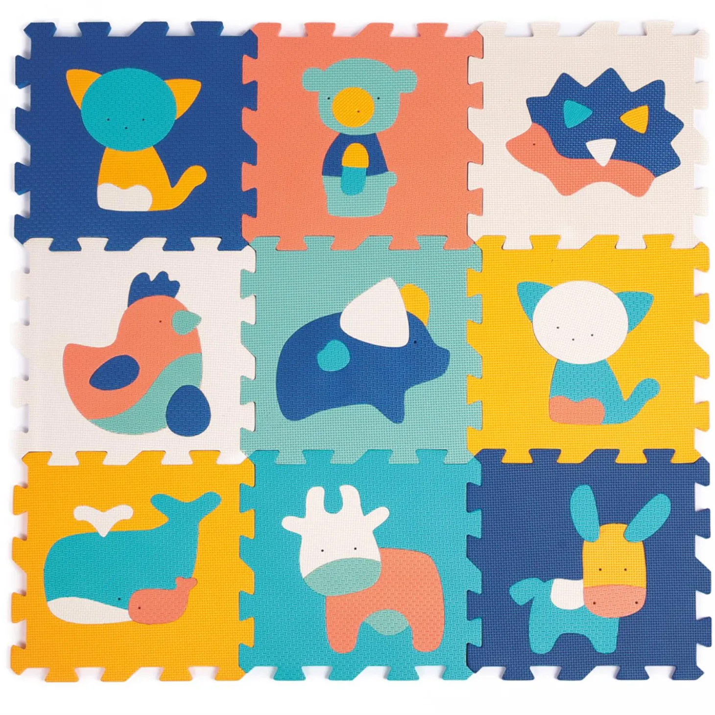 Ludi Dalles 9 animaux Multicolore