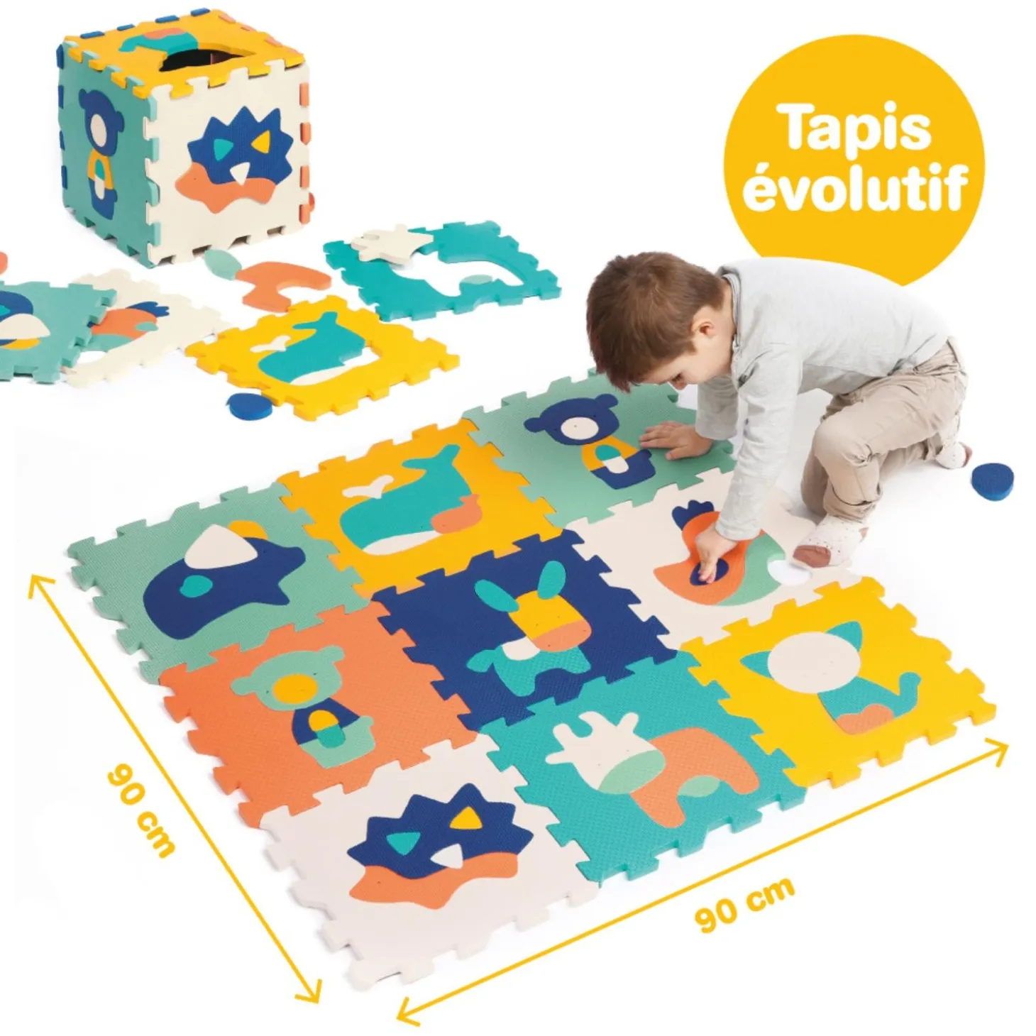 Ludi Dalles 9 animaux Multicolore