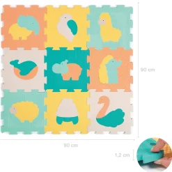 Ludi Dalles 9 animaux Touch Multicolore