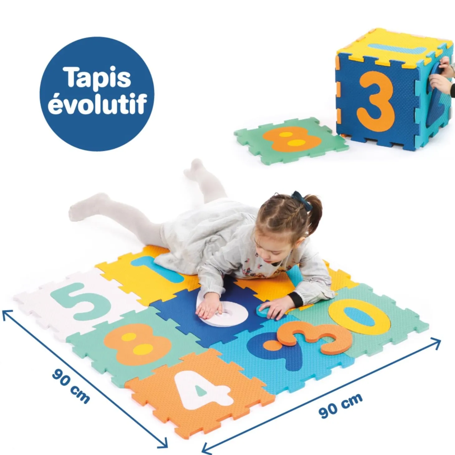 Ludi Dalles chiffres Multicolore 10 mois