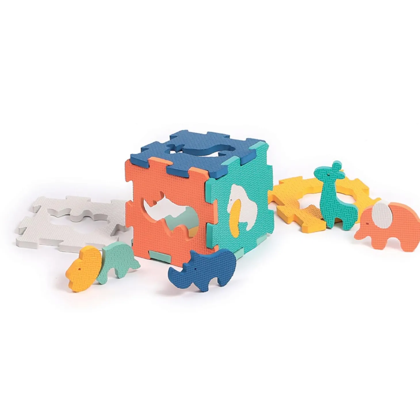 Ludi Dalles en mousse Animaux Multiolore