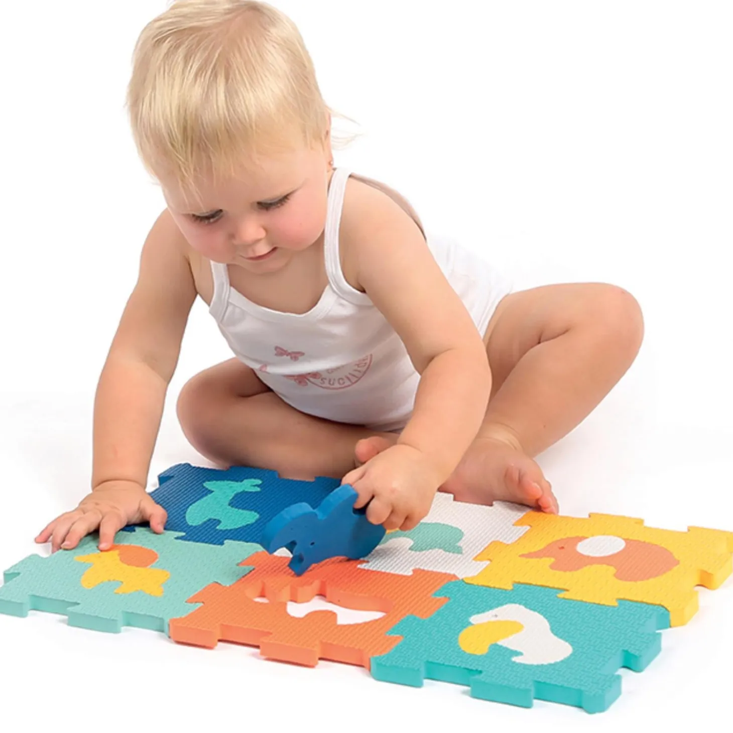 Ludi Dalles en mousse Animaux Multiolore