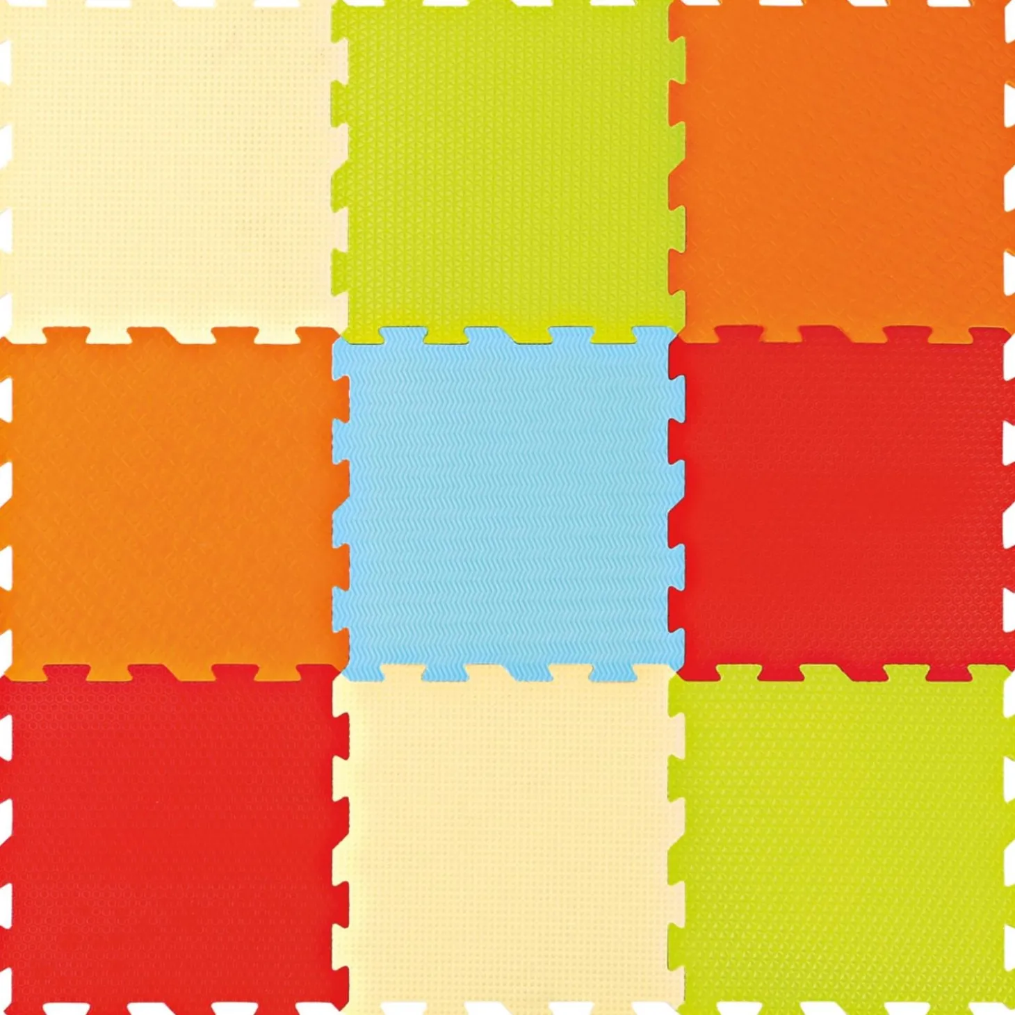 Ludi Dalles en mousse unies Multicolore