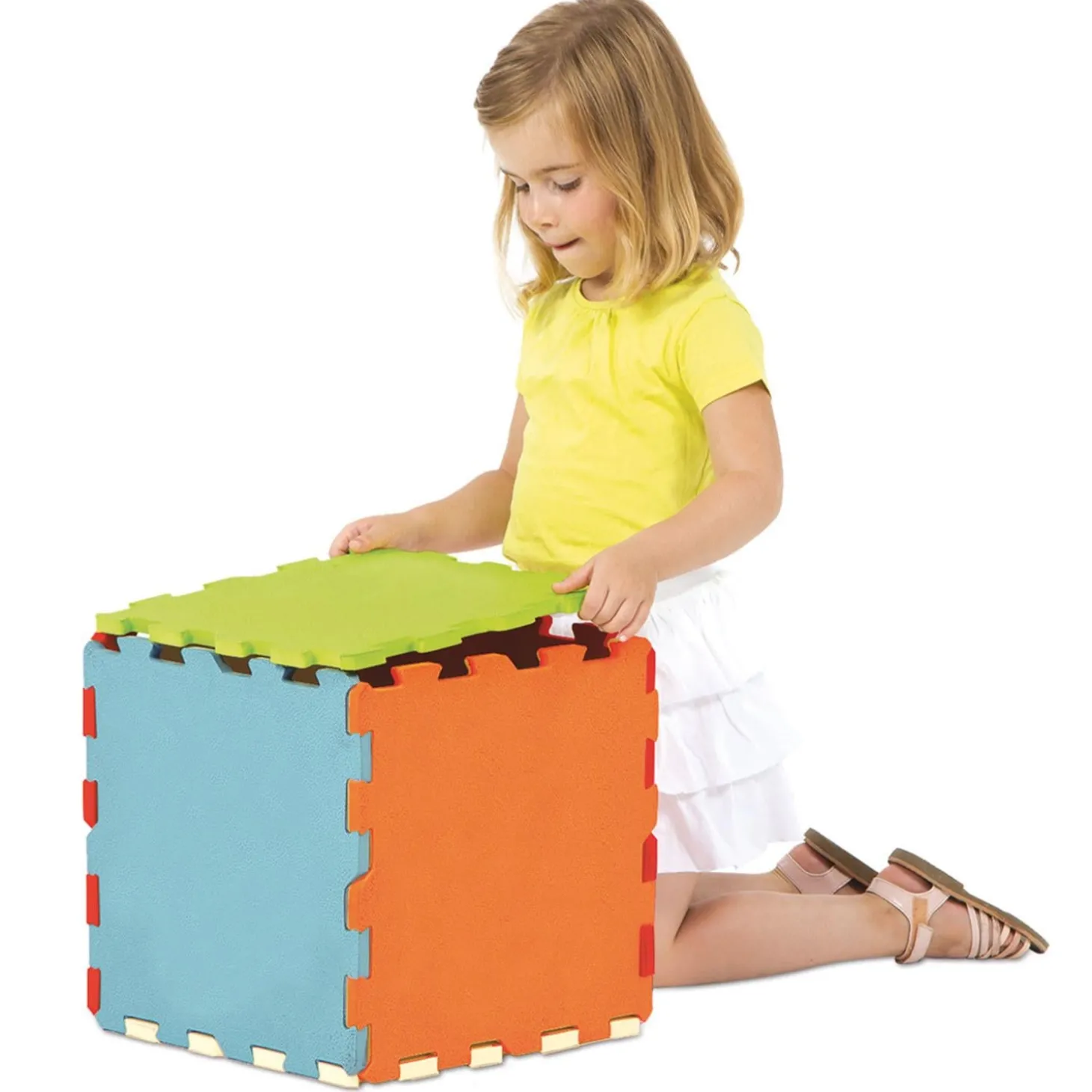 Ludi Dalles en mousse unies Multicolore