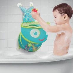 Ludi Grand filet de bain Poisson Bleu