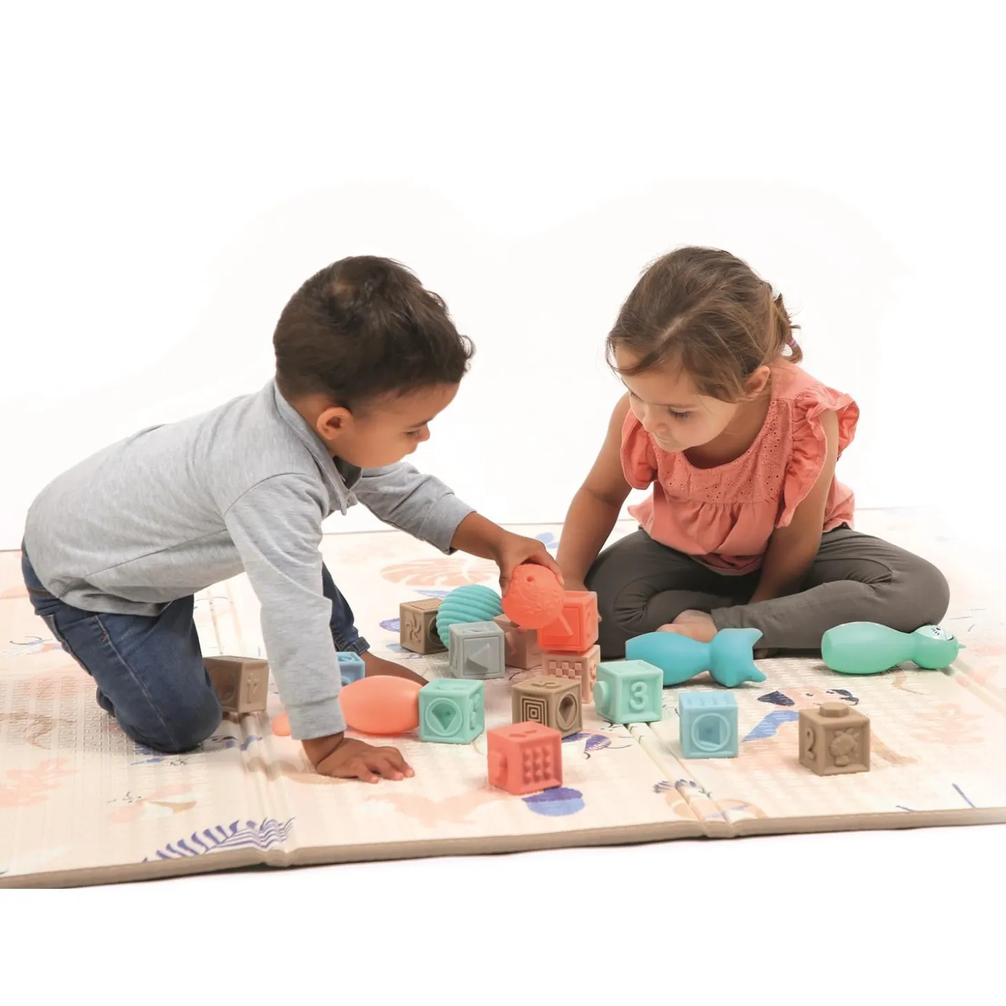 Ludi Grand tapis pliable reversible Multicolore