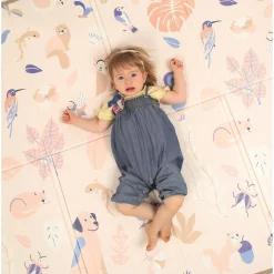 Ludi Grand tapis pliable reversible Multicolore