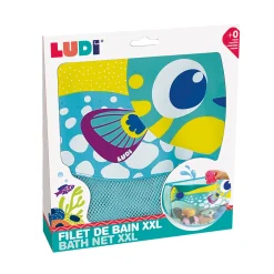 Ludi Jouet de bain Filet Poisson Multicolore