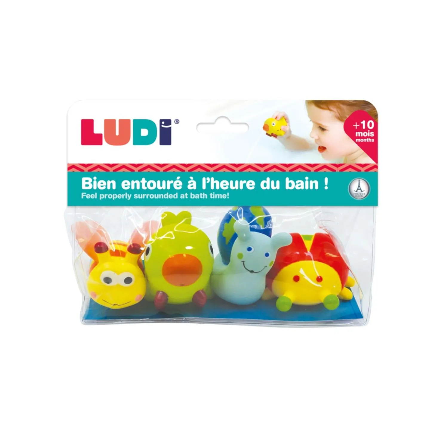 Ludi Jouets de bain aspergeurs Multicolore